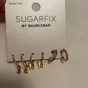 3 for $15 Sugarfix by Baublebar mini hoop earrings